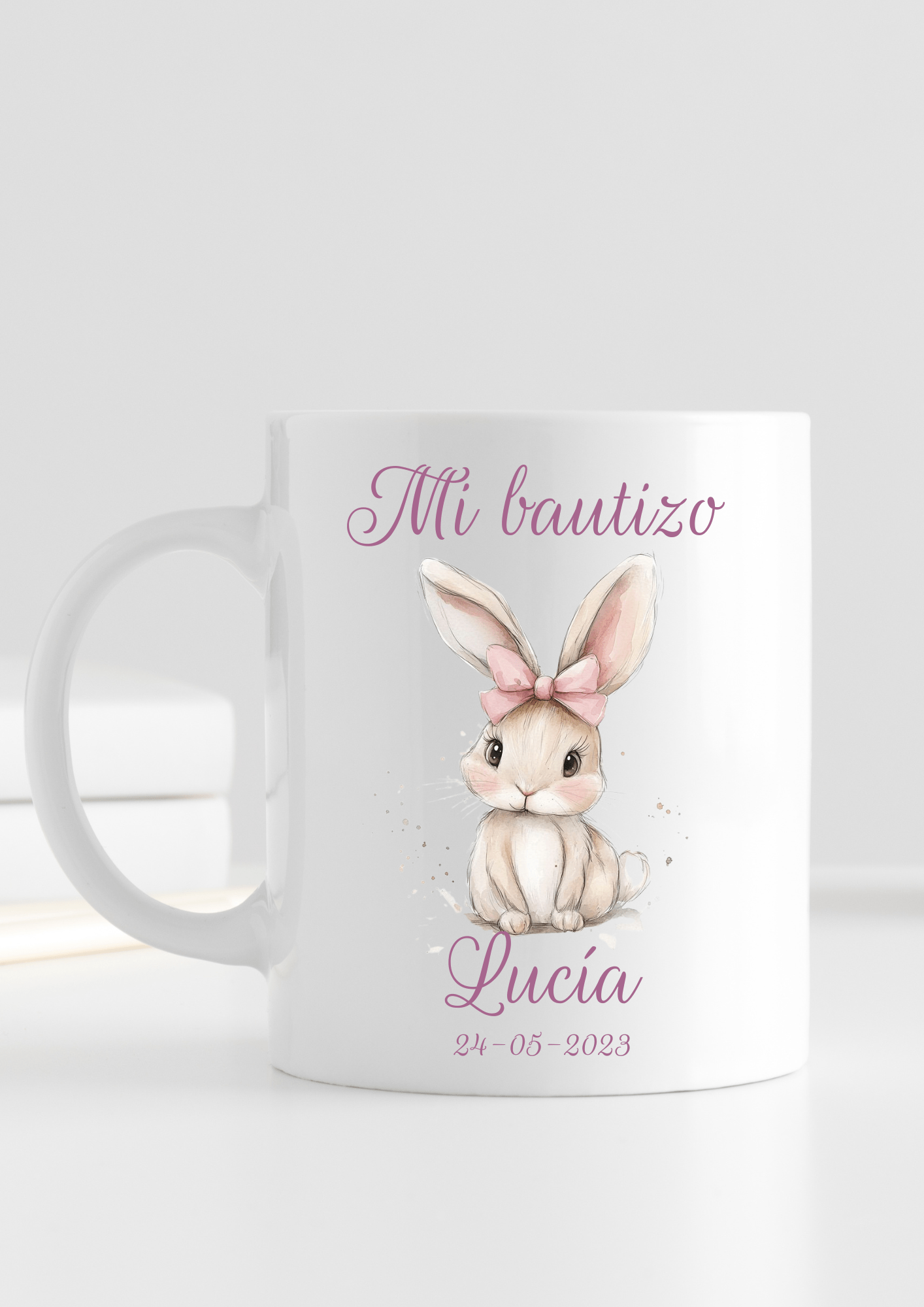 Taza Mi Bautizo (Bunny) - Blissium