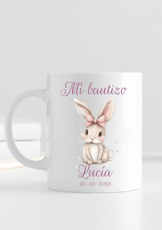 Taza Mi Bautizo (Bunny) - Blissium