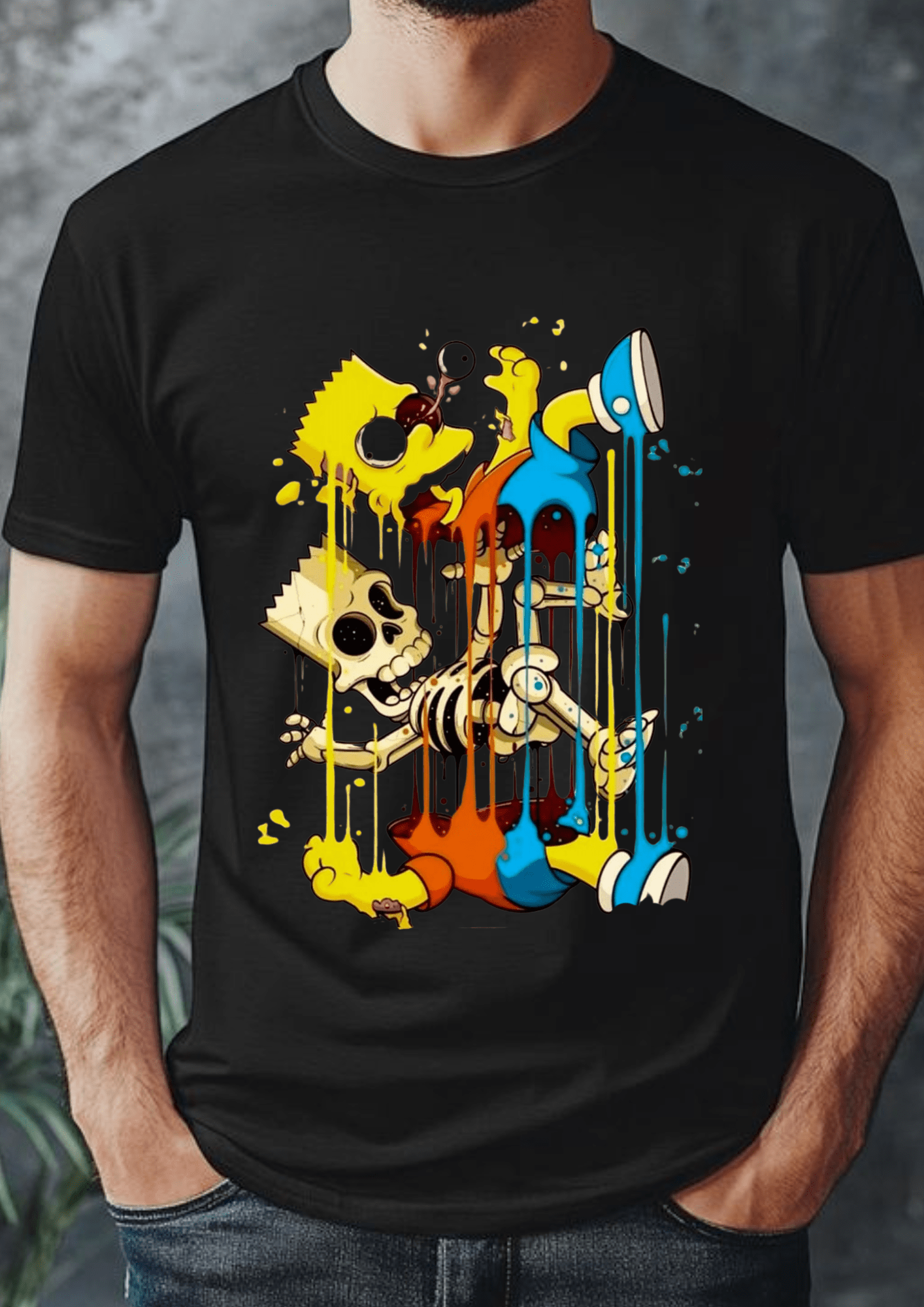 Camiseta Bart (esqueleto) - Blissium