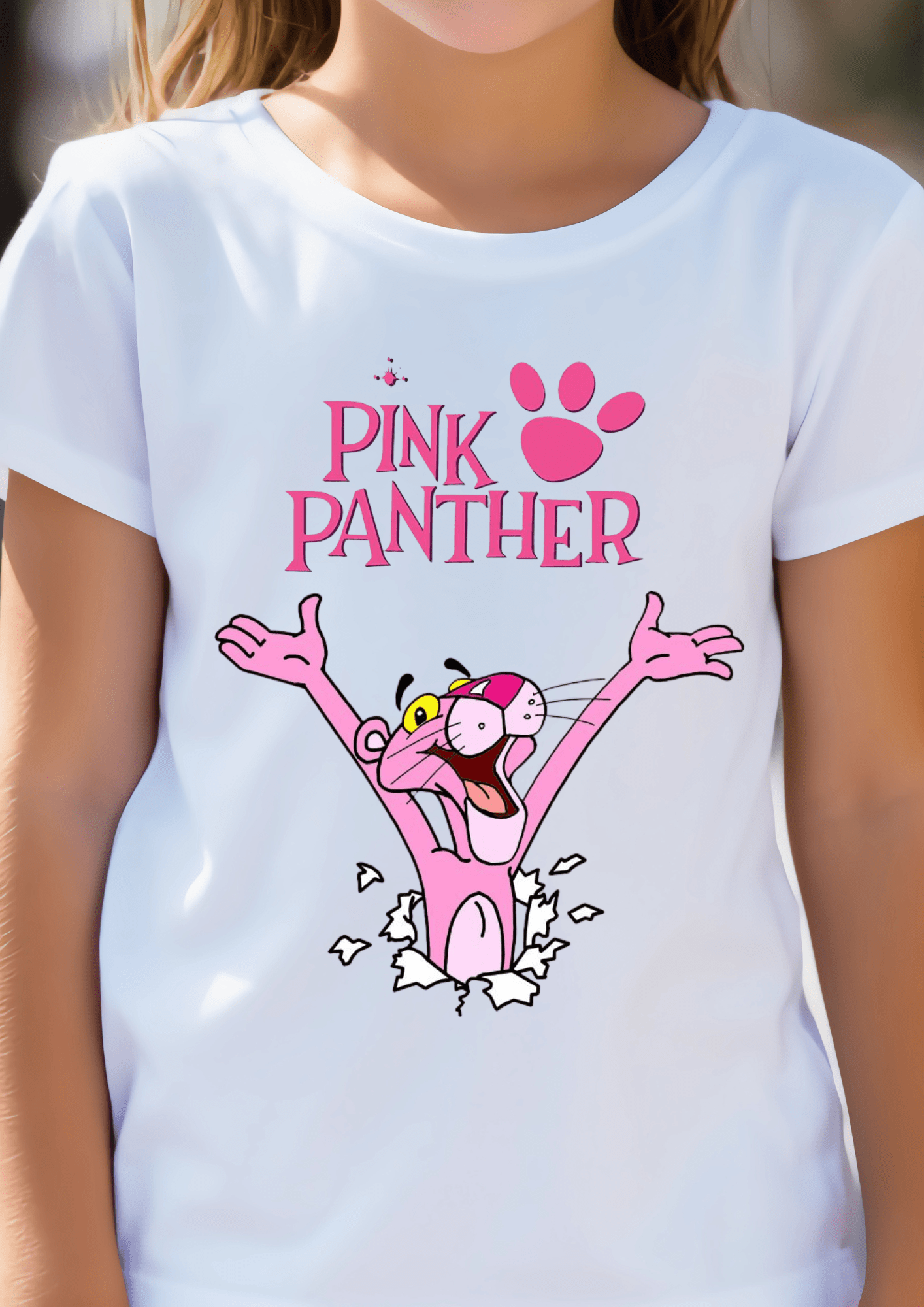 Camiseta Pink Panther (infantil) - Blissium
